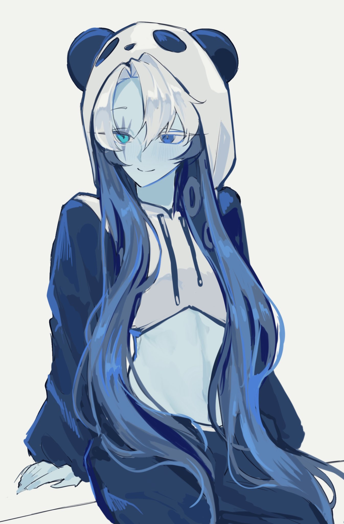 1boy, alternate_costume, blue_eyes, blue_skin, colored_skin, cookie_run, cookie_run:_kingdom, highres