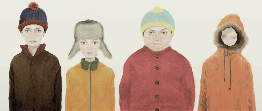 absurdres, highres, kenny, multiple_boys, realistic, south_park