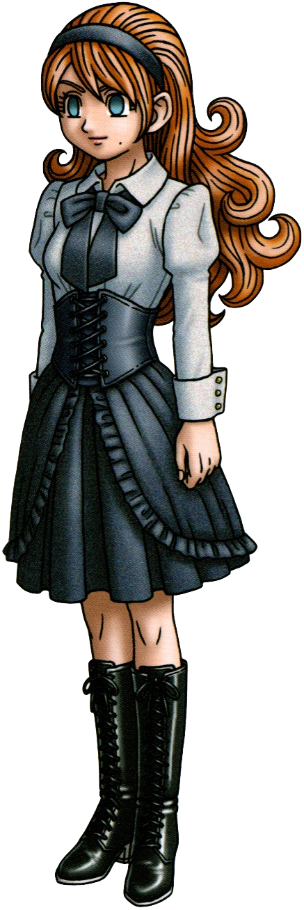 1girl, artist_request, black_boots, black_bow, black_corset, black_hairband, black_skirt, blouse