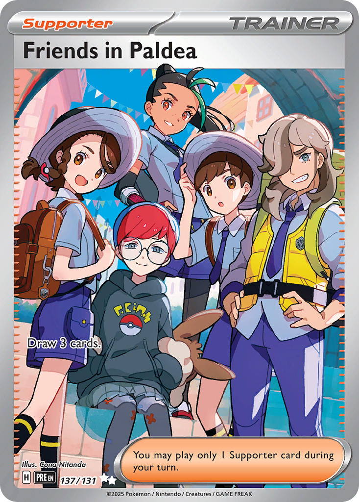 2boys, 3girls, :d, :o, artist_name, arven_(pokemon), backpack, bag