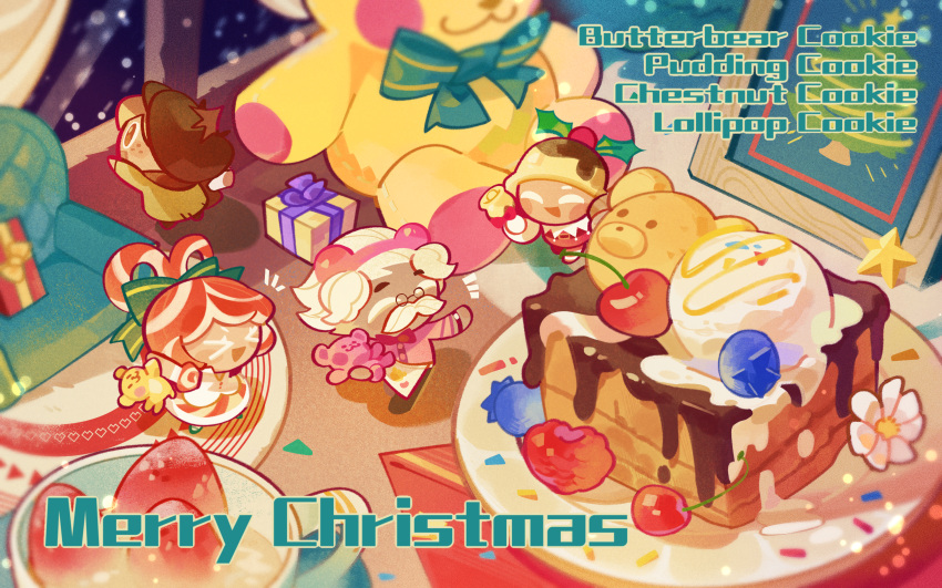 >_<, 2boys, 2girls, :d, absurdres, animal_ear_hairband, animal_ears, apron