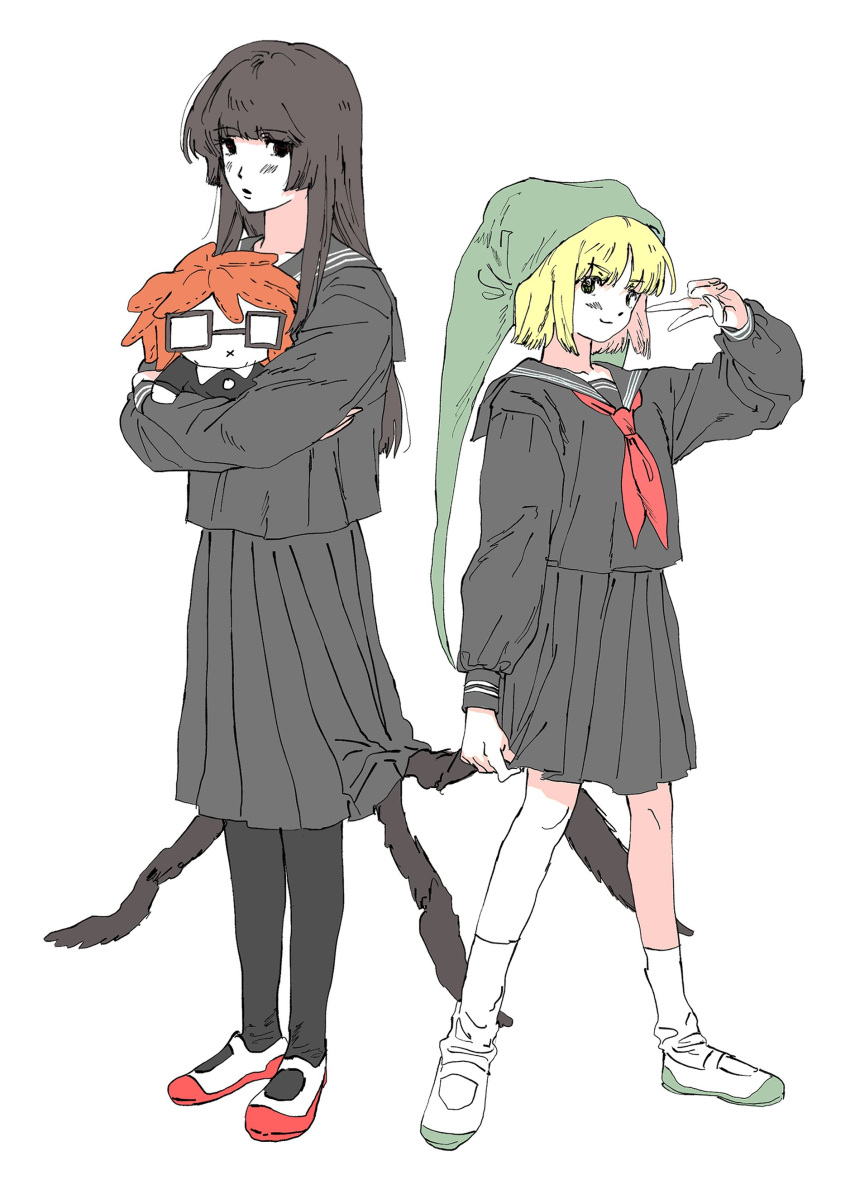 2girls, 97ttwwaazz, absurdres, arthropod_girl, arthropod_limbs, avalona, black_eyes, black_hair