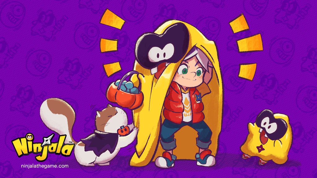 3boys, aqua_eyes, asymmetrical_hair, badge, blue_pants, blue_pupils, blue_shoes, brown_fur