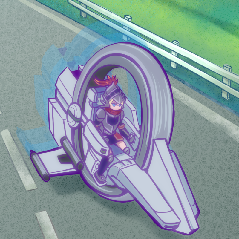 1girl, afterimage, akisame_rizu, armor, blonde_hair, blue_eyes, d-wheel, duel_monster