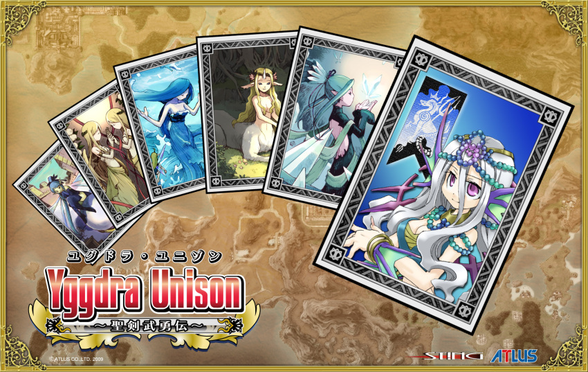 emelone, kiyuduki_satoko, tobe_sunaho, wallpaper, yggdra_union