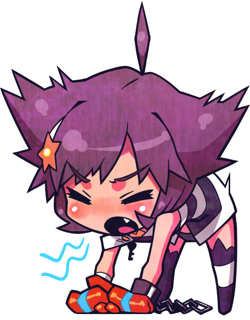 animal_ears, blush, boxing_gloves, cat_ears, chain, chains, closed_eyes, criminal_girls