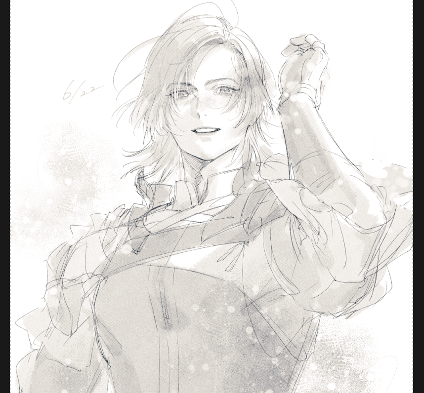 1boy, alchimie, arm_up, armor, commentary_request, dated, dion_lesage, final_fantasy