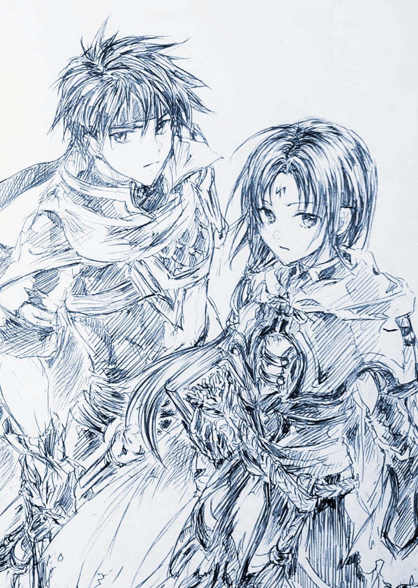 2boys, book, commentary_request, facial_mark, fire_emblem, fire_emblem:_path_of_radiance, fire_emblem_heroes, forehead_mark