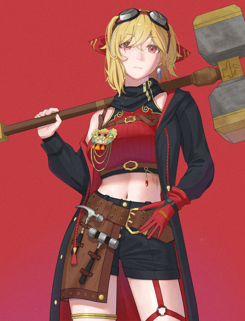 blonde_hair, earrings, fah_134, google, hololive, hololive_indonesia, kaela_kovalskia, kaela_kovalskia_(4th_costume)