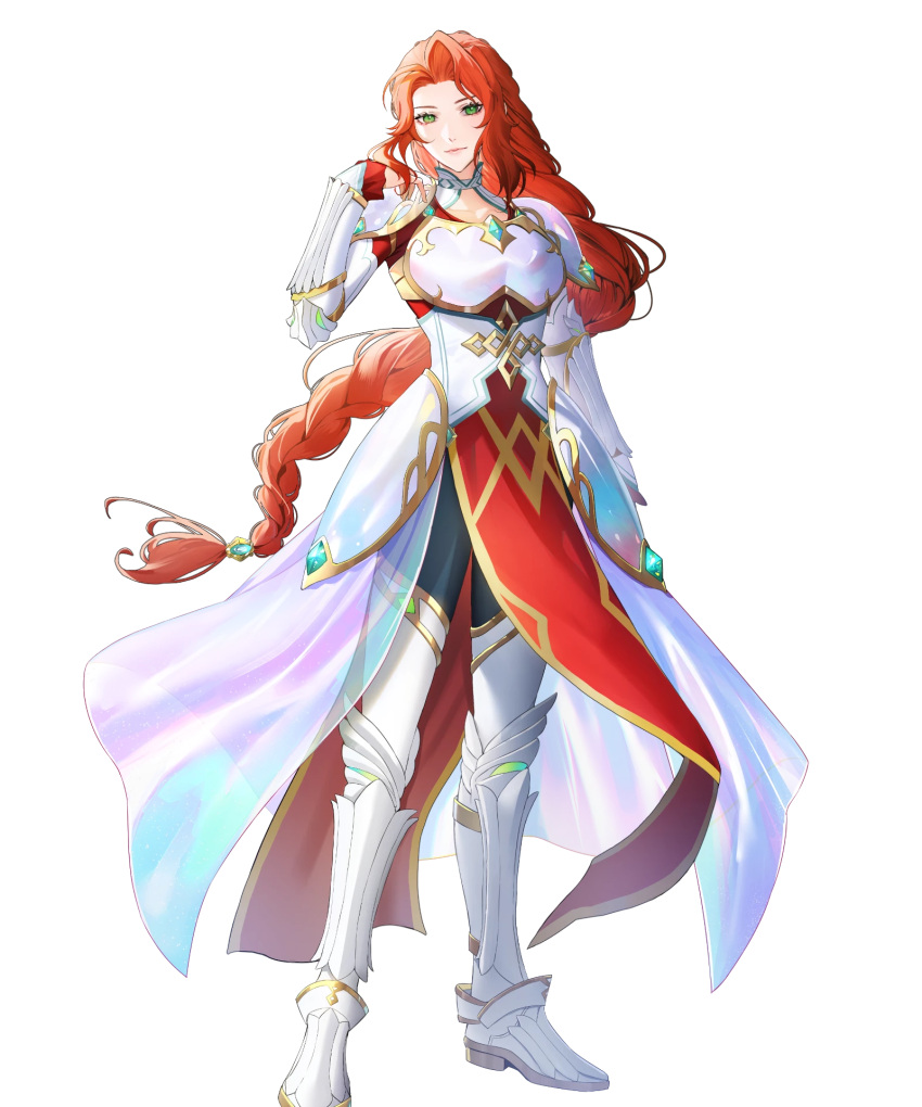 armor, braid, braided_ponytail, breastplate, fire_emblem, fire_emblem:_path_of_radiance, hair_flip, highres