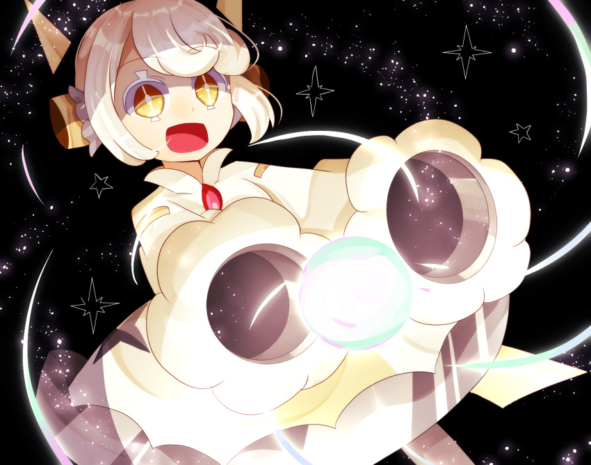 1girl, android, cookie_run, cookie_run:_kingdom, dress, holographic_ears, humanization, long_sleeves