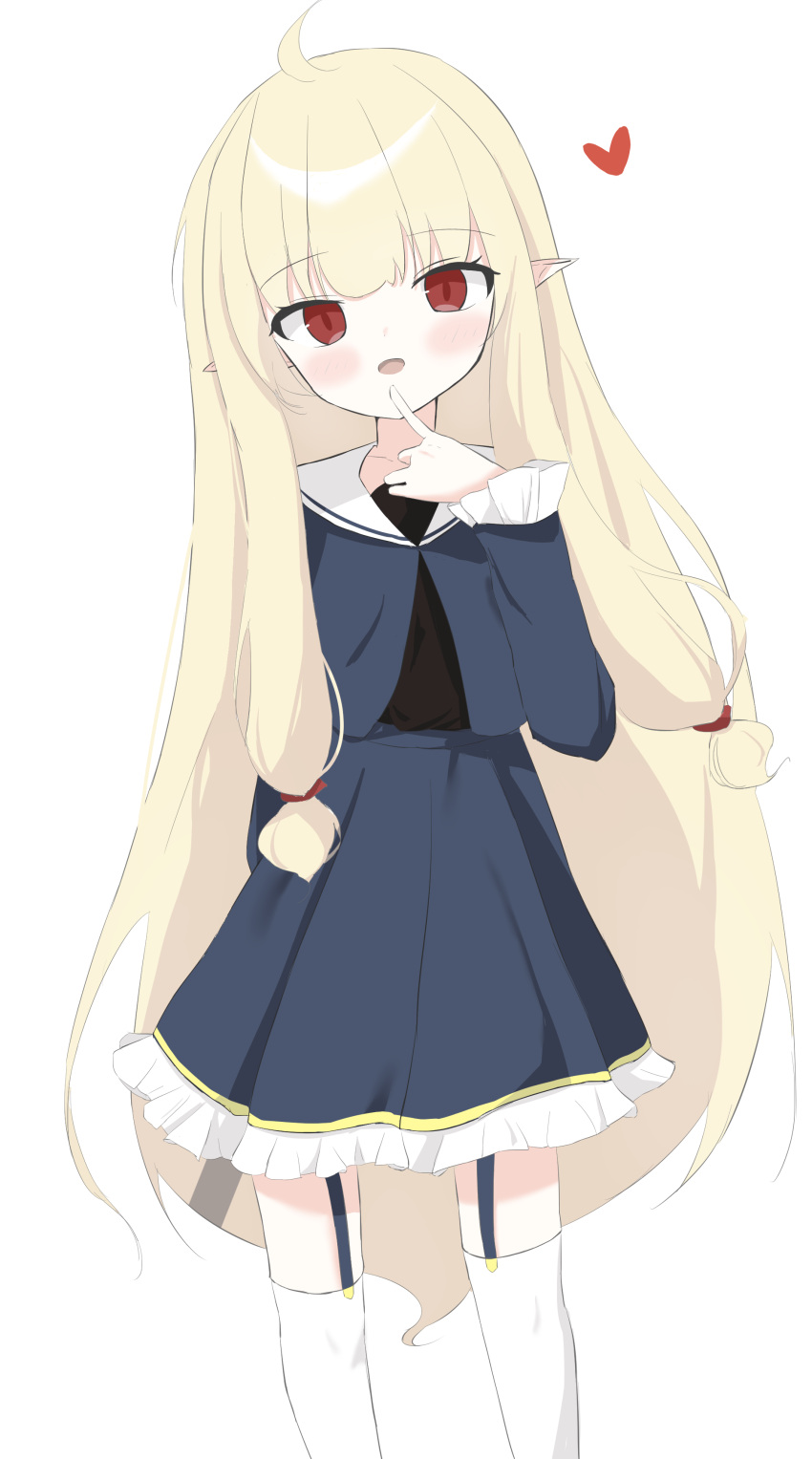 1girl, absurdres, blonde_hair, character_request, check_character, check_copyright, copyright_request, dress