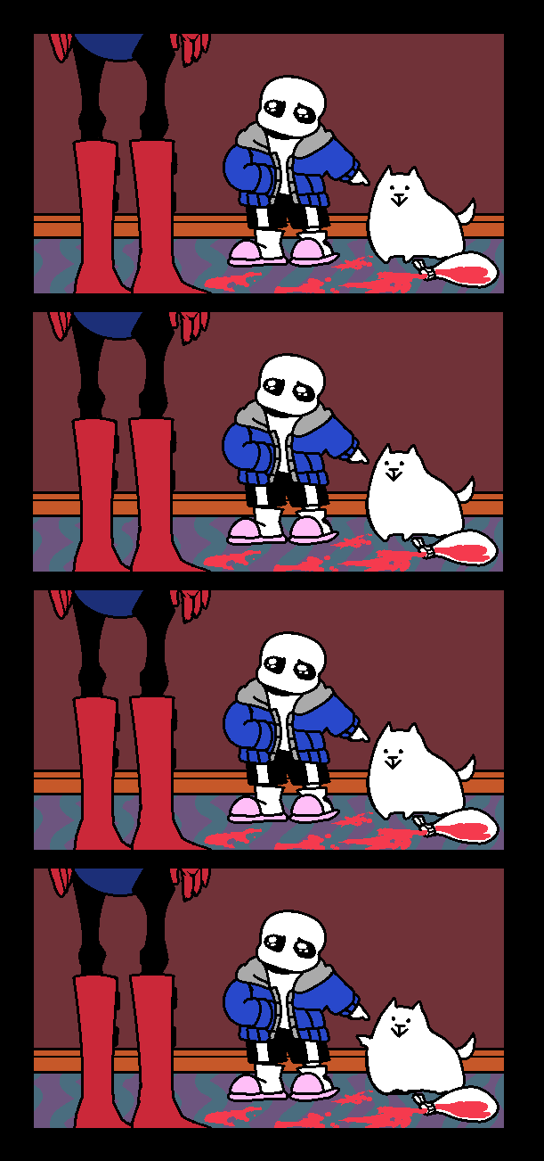 2022, 2boys, 2d, 4koma, animal, annoying_dog, black_border, black_shorts