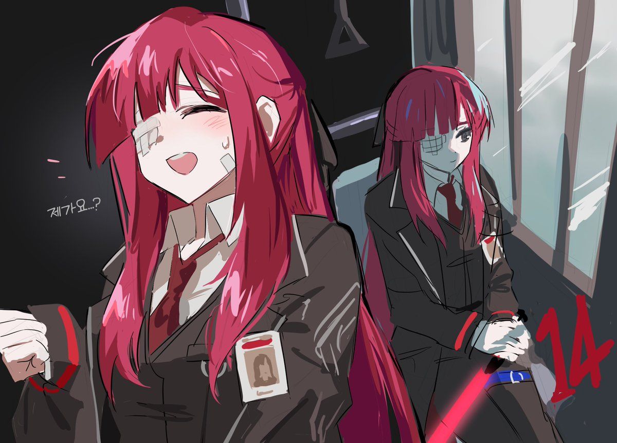 artist_request, black_jacket, black_pants, eyepatch, grey_eyes, holding, holding_sword, holding_weapon