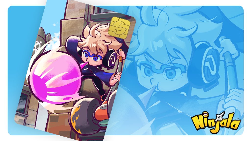 1boy, apartment, aqua_background, black_pants, black_shirt, blonde_hair, blowing_bubble_gum, blue-framed_eyewear
