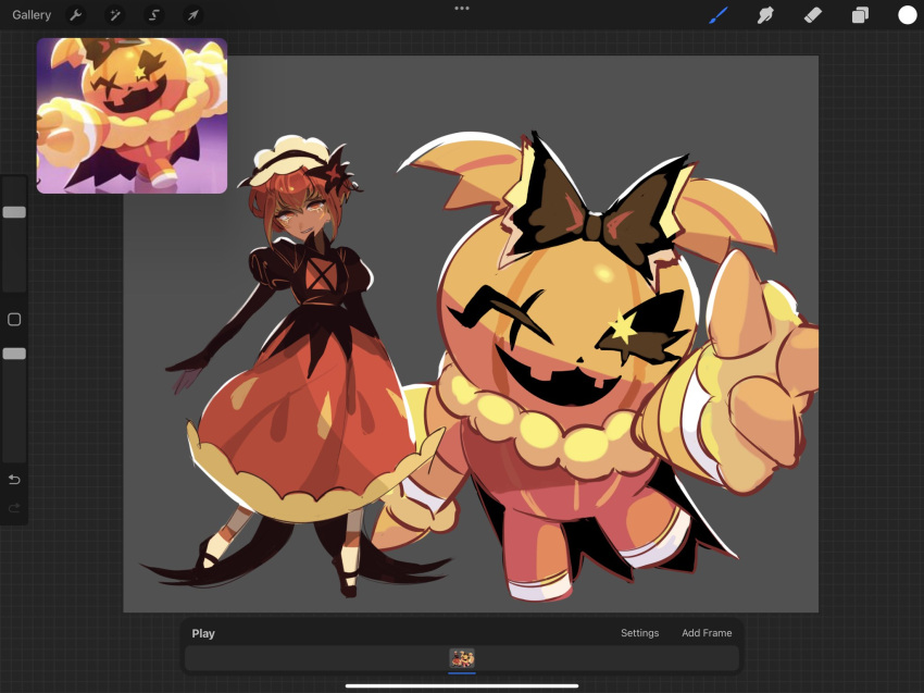 1girl, bow, closed_mouth, cookie_run, cookie_run:_kingdom, dress, hair_ornament, hairband