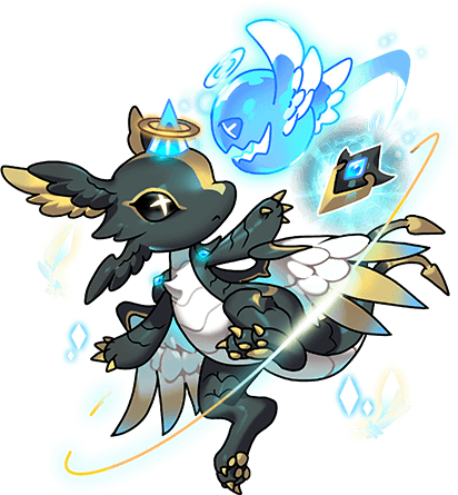 1other, chibikemo, creature, cross-shaped_pupils, dragon, dragon_village_(series), dragon_village_collection, feathered_wings, forked_tail, furry, game_cg, halo_around_horn, horns, lowres, multiple_wings, official_art, single_horn, symbol-shaped_pupils, tail, temiz_(dragon_village), temiz_(executor)_(dragon_village), third-party_source, transparent_background, white_wings, wings, yellow_eyes