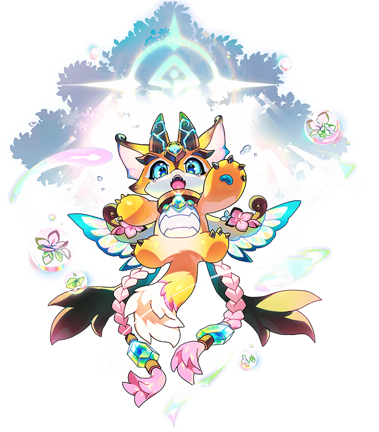 1other, blue_eyes, blue_wings, bubble, chibikemo, collar, dragon, dragon_village_(series)