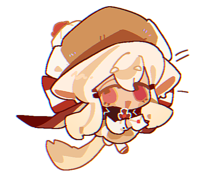 1girl, animal_ears, blonde_hair, bow, brown_hat, brown_skirt, caramel_choux_cookie, cat_ears, cat_tail, chis74, cookie_run, cookie_run:_kingdom, food-themed_hat, full_body, hair_bow, hat, kemonomimi_mode, long_hair, looking_at_viewer, open_mouth, red_eyes, skirt, smile, solo, striped_bow, tail, very_long_hair