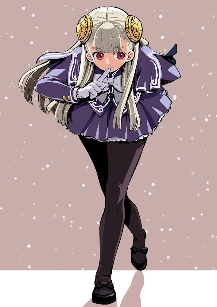 1girl, black_bow, black_pantyhose, black_shoes, bow, bowtie, capcom_fighting_jam, closed_mouth