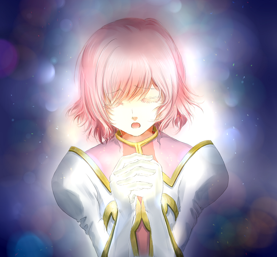 :o, bust, closed_eyes, colored_eyelashes, estellise_sidos_heurassein, eyelashes, eyes_closed, fuyuyuki_gatsuhana