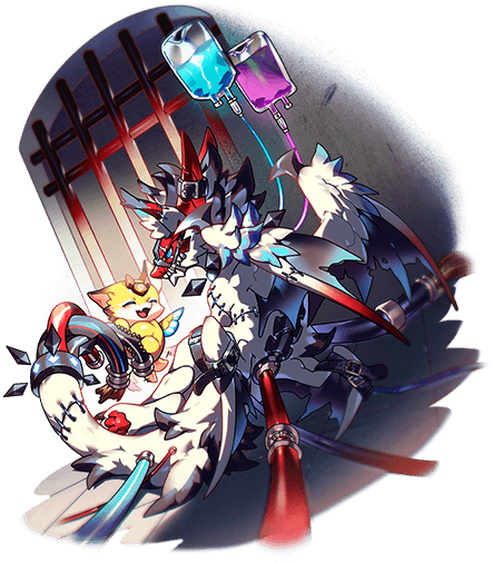 altar_zero, altar_zero_(restricted), black_wings, blue_eyes, bound, bound_wings, cable, dragon