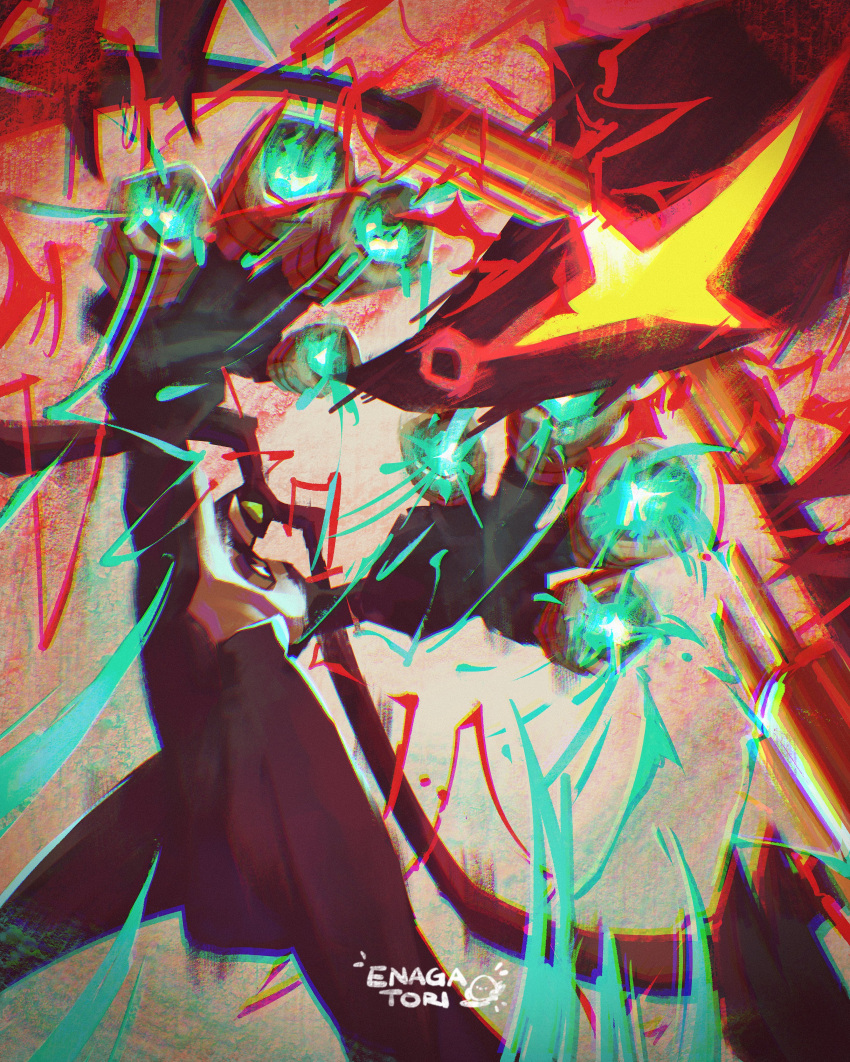 2boys, absurdres, alien, ben_10, ben_10:_omniverse, black_skin, chromatic_aberration, colored_skin