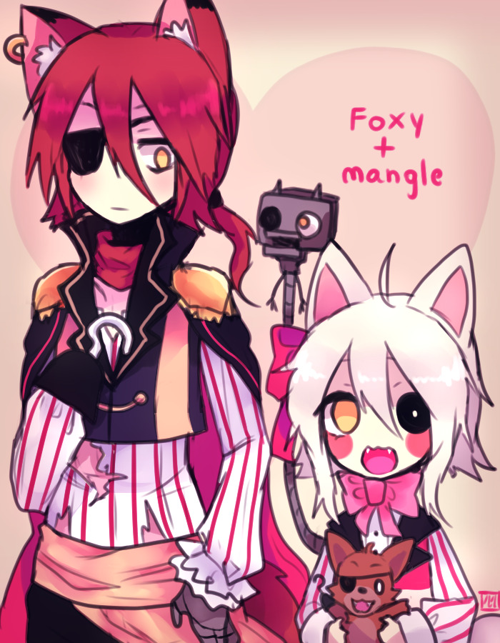 1boy, 1girl, animal_ears, bad_id, bad_tumblr_id, black_cape, black_vest, bow