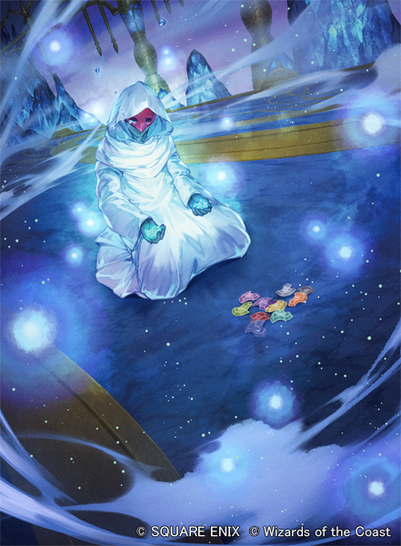 1boy, constellation_crystal_(ff14), crystal, elidibus, final_fantasy, final_fantasy_xiv, hooded_robe, kneeling
