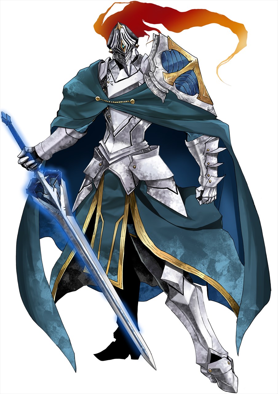 1boy, armor, cape, commentary_request, fate/grand_order, fate_(series), full_armor, full_body