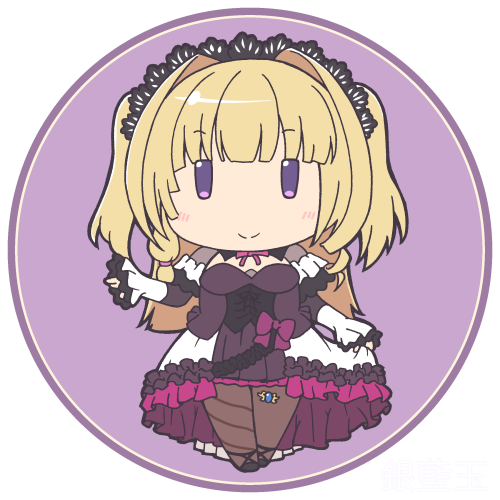 1girl, ankle_lace-up, assault_lily, black_hairband, black_shoes, blonde_hair, blue_gemstone, blunt_bangs