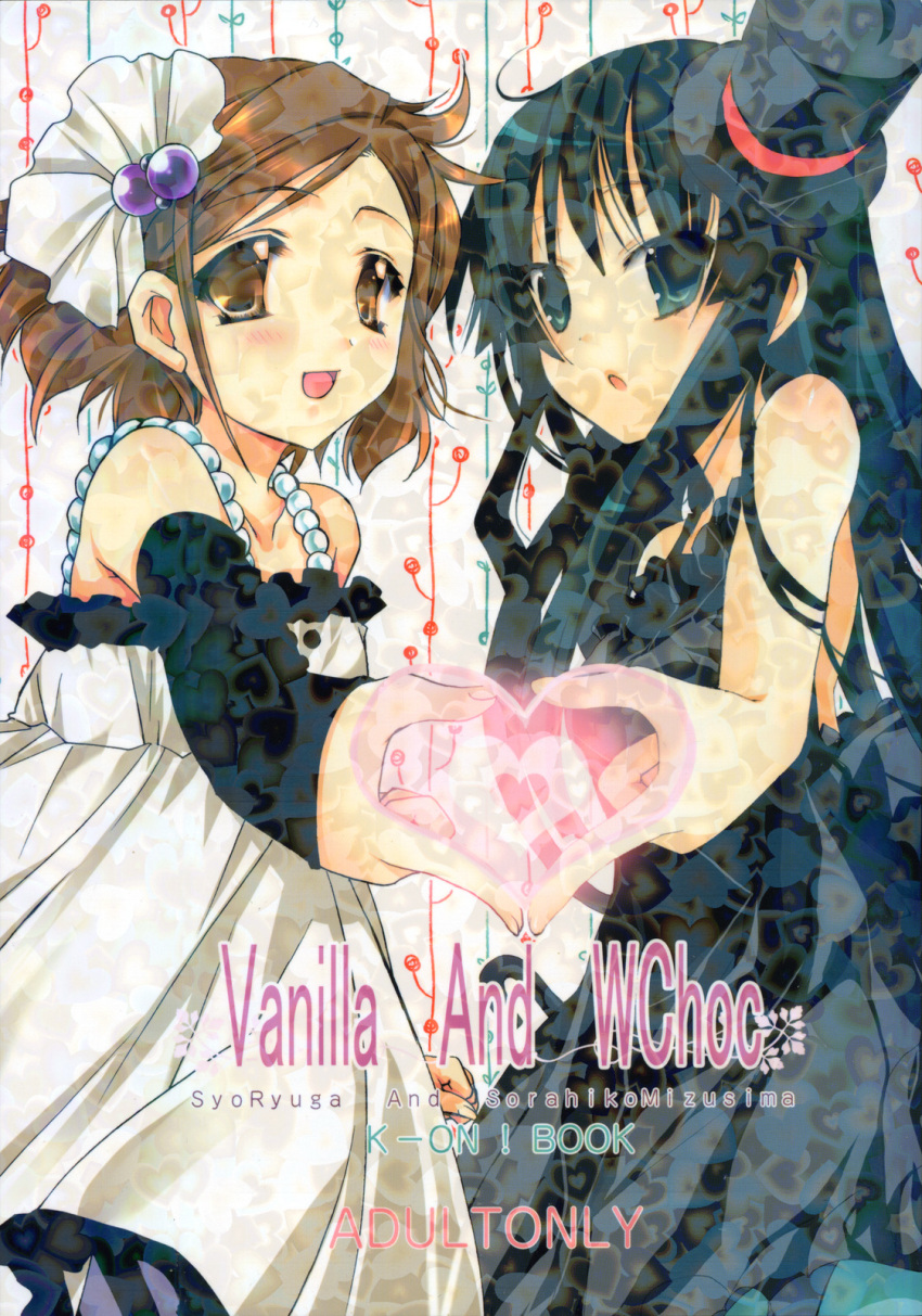 akiyama_mio, gouache_blue, hirasawa_yui, k-on!, lolita_fashion, mizushima_sorahiko, pantyhose, ryuu_no_kinyoubi