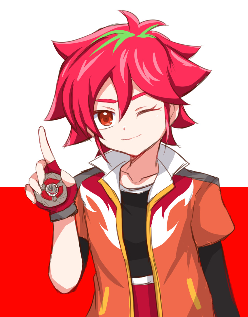 1girl, beyblade, beyblade_(object), beyblade_x, breasts, closed_mouth, highres, ingenhaeta
