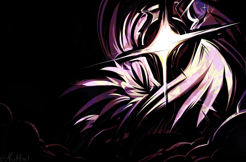 1other, angel_wings, darkness, deltarune, eldritch_abomination, faceless, feathered_wings, fog