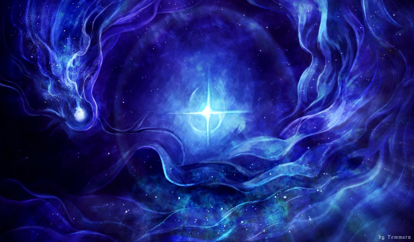 1other, blue_theme, elden_ring, elden_ring_nightreign, highres, jellyfish, maris_(elden_ring), monster