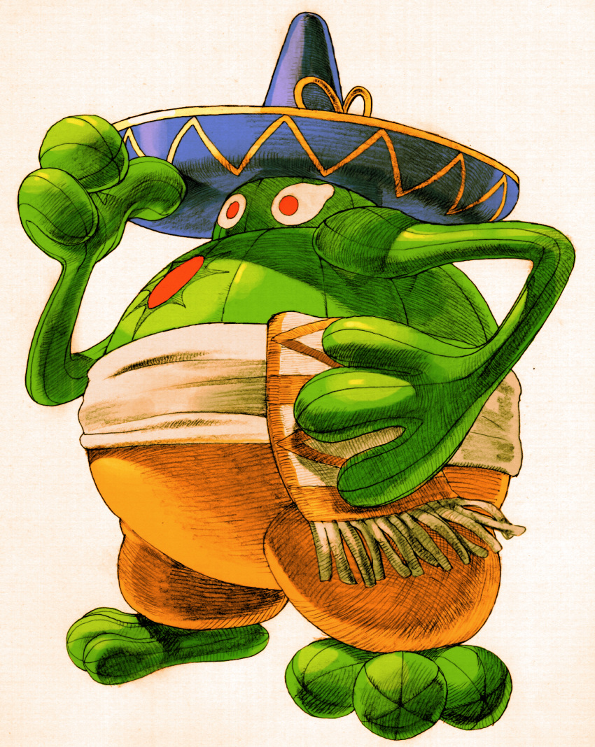 1boy, amingo, bengus, cactus, capcom, colored_skin, game_cg, green_skin