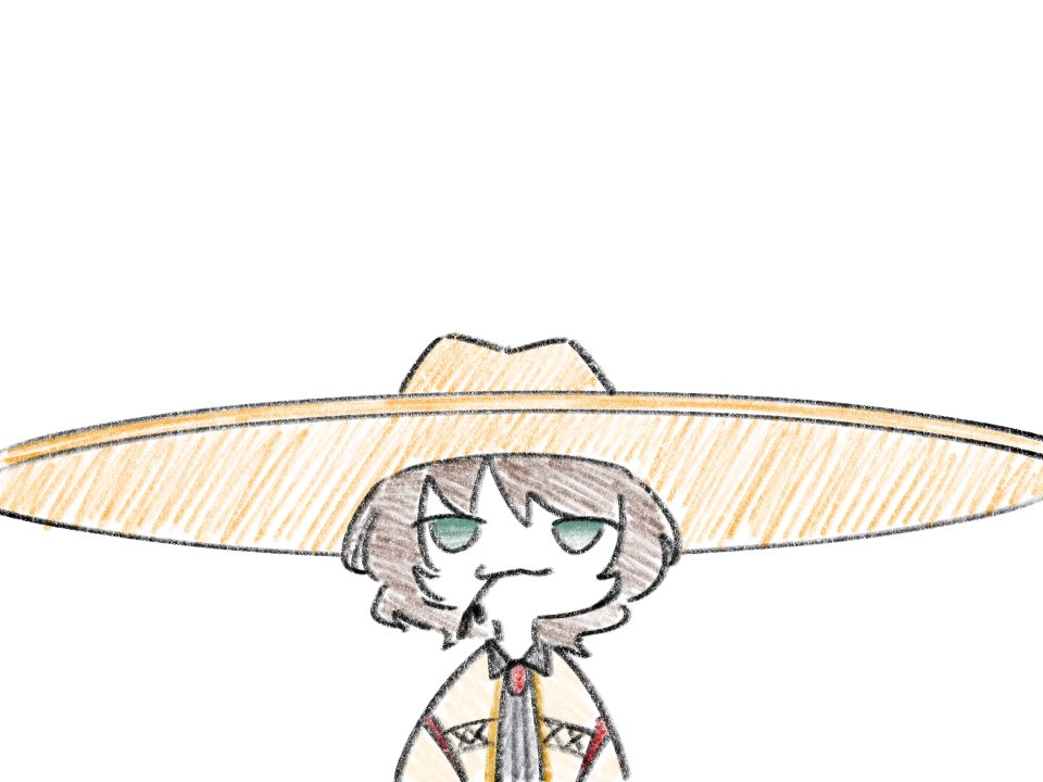 1girl, :3, aida_(project_moon), ascot, black_ascot, black_shirt, brooch, brown_hair