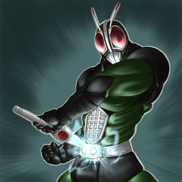energy_sword, irisu_haniwa, kamen_rider, kamen_rider_black_rx, kamen_rider_black_rx_(series), male, revolcane, solo