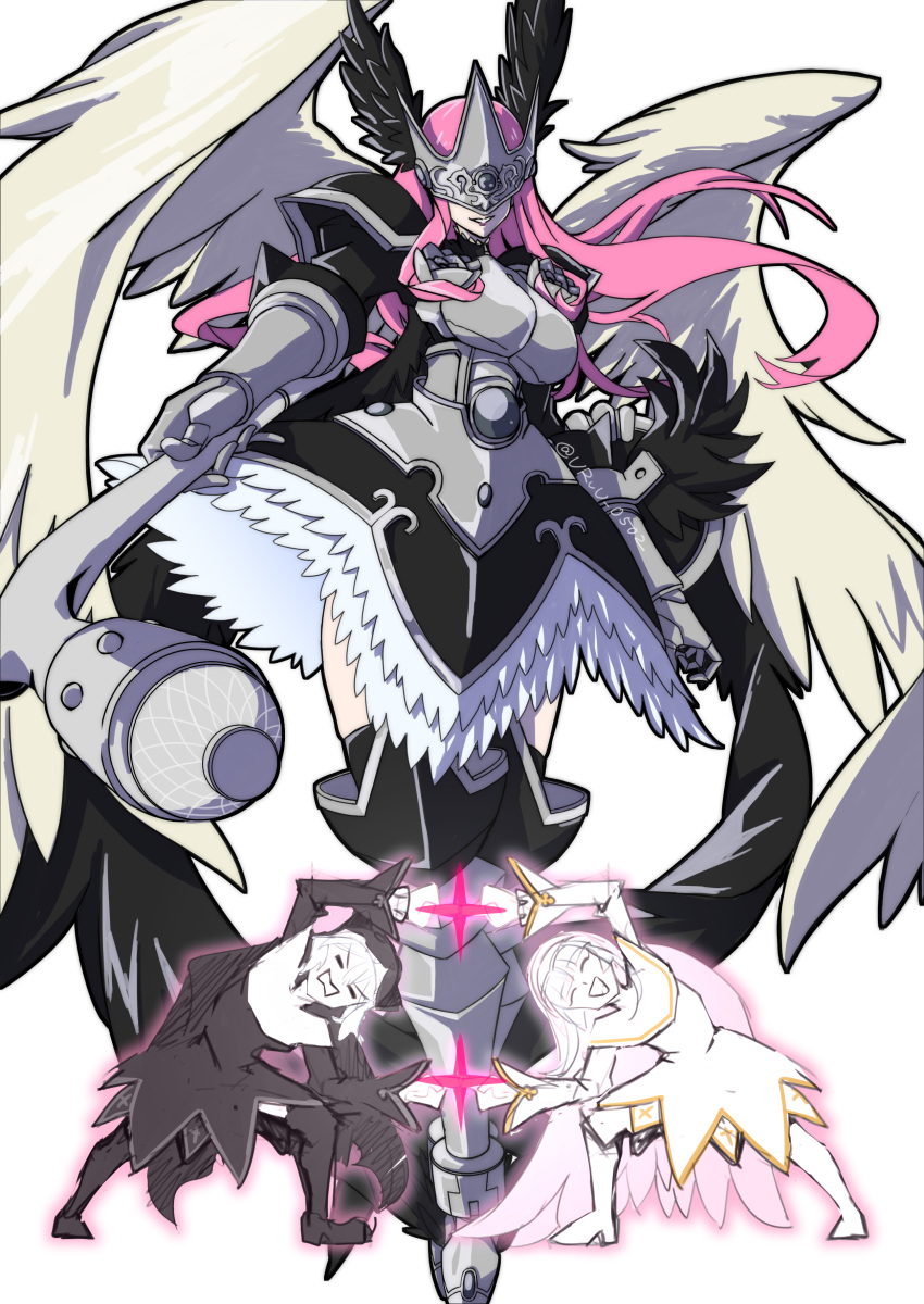 absurdres, appmon, beautymon, black_dress, closed_eyes, digimon, digimon_(creature), digimon_universe:_appli_monsters