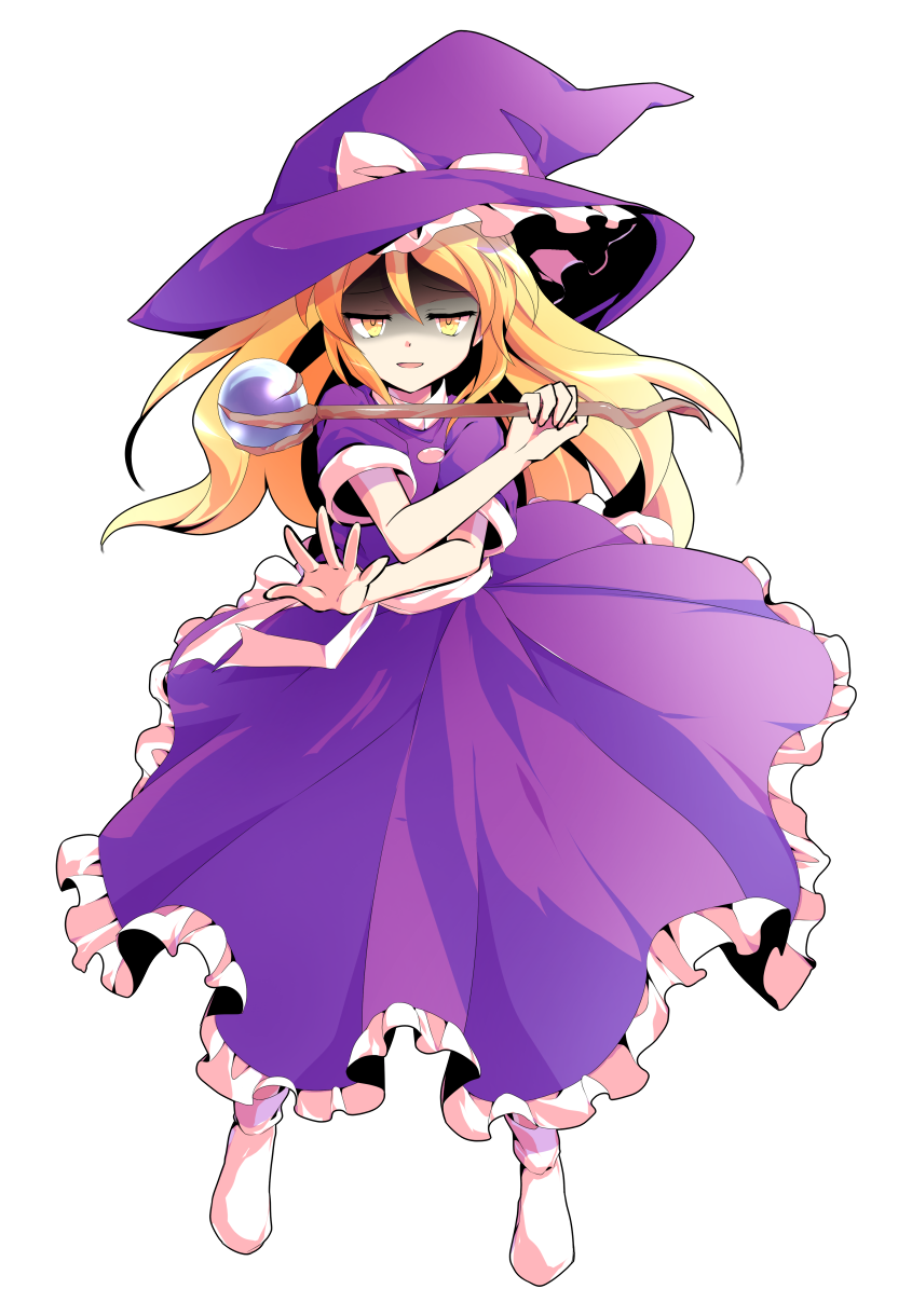 1girl, blonde_hair, bobby_socks, bow, dairi, double-parted_bangs, dress, dress_ribbon