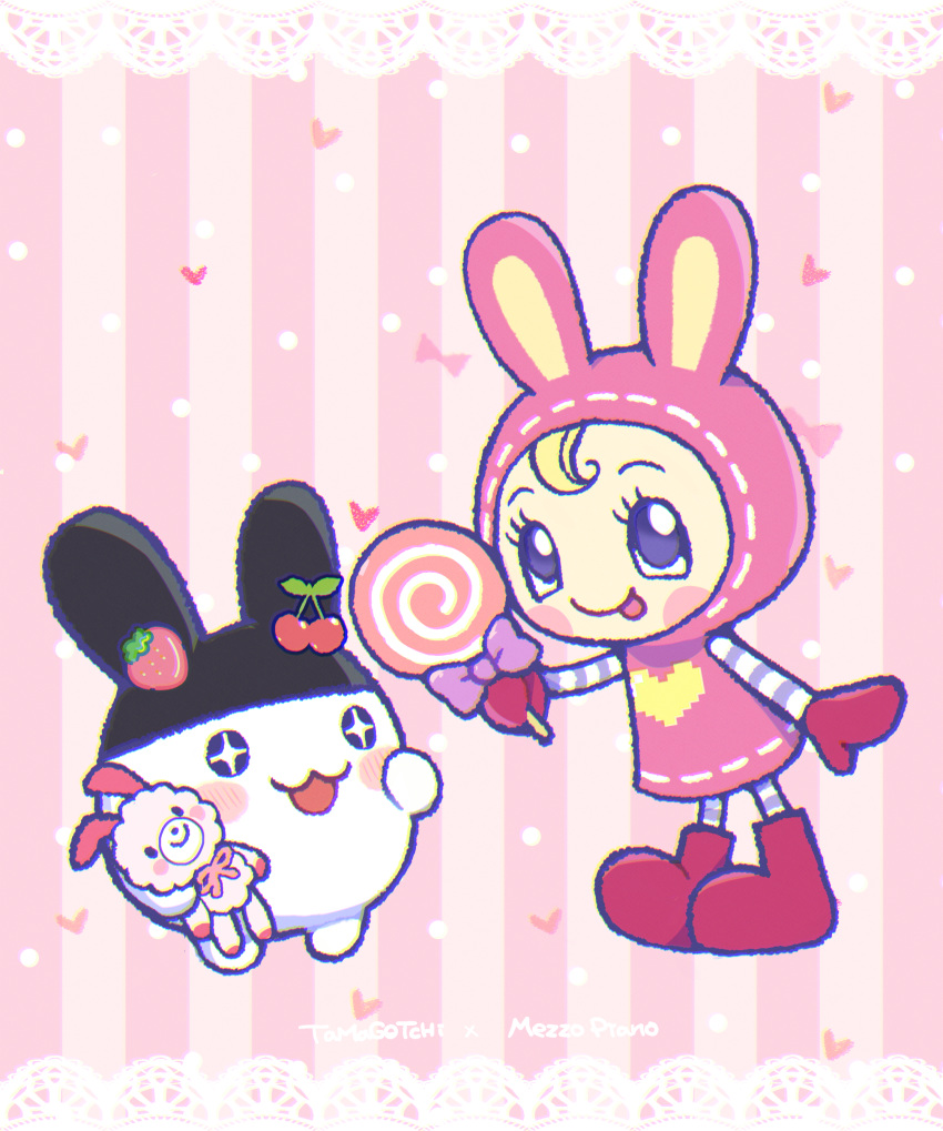 1119mna, 1girl, :3, absurdres, animal_ears, berrie_(mezzo_piano), blonde_hair, blush_stickers