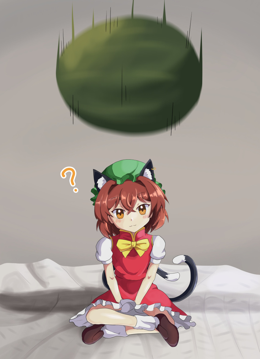 1girl, :3, ?, absurdres, animal_ear_fluff, animal_ear_piercing, animal_ears, blush