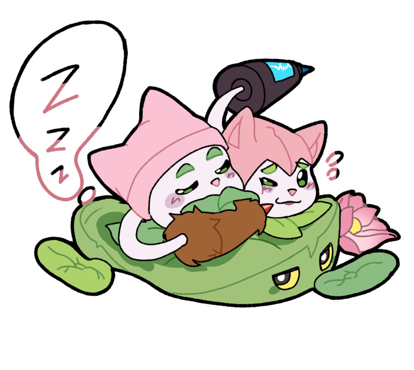 :3, animal_ears, animal_hat, animal_nose, beanie, black_eyes, bright_pupils, cat_ears