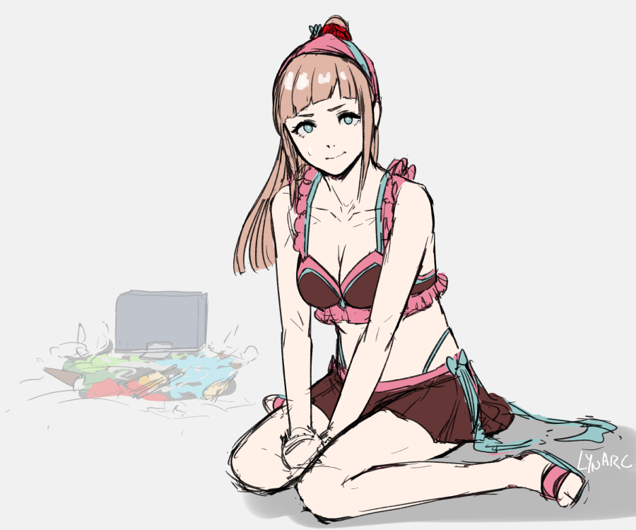 1girl, blue_eyes, breasts, felicia_(fire_emblem), fire_emblem, fire_emblem_fates, long_hair, looking_at_viewer