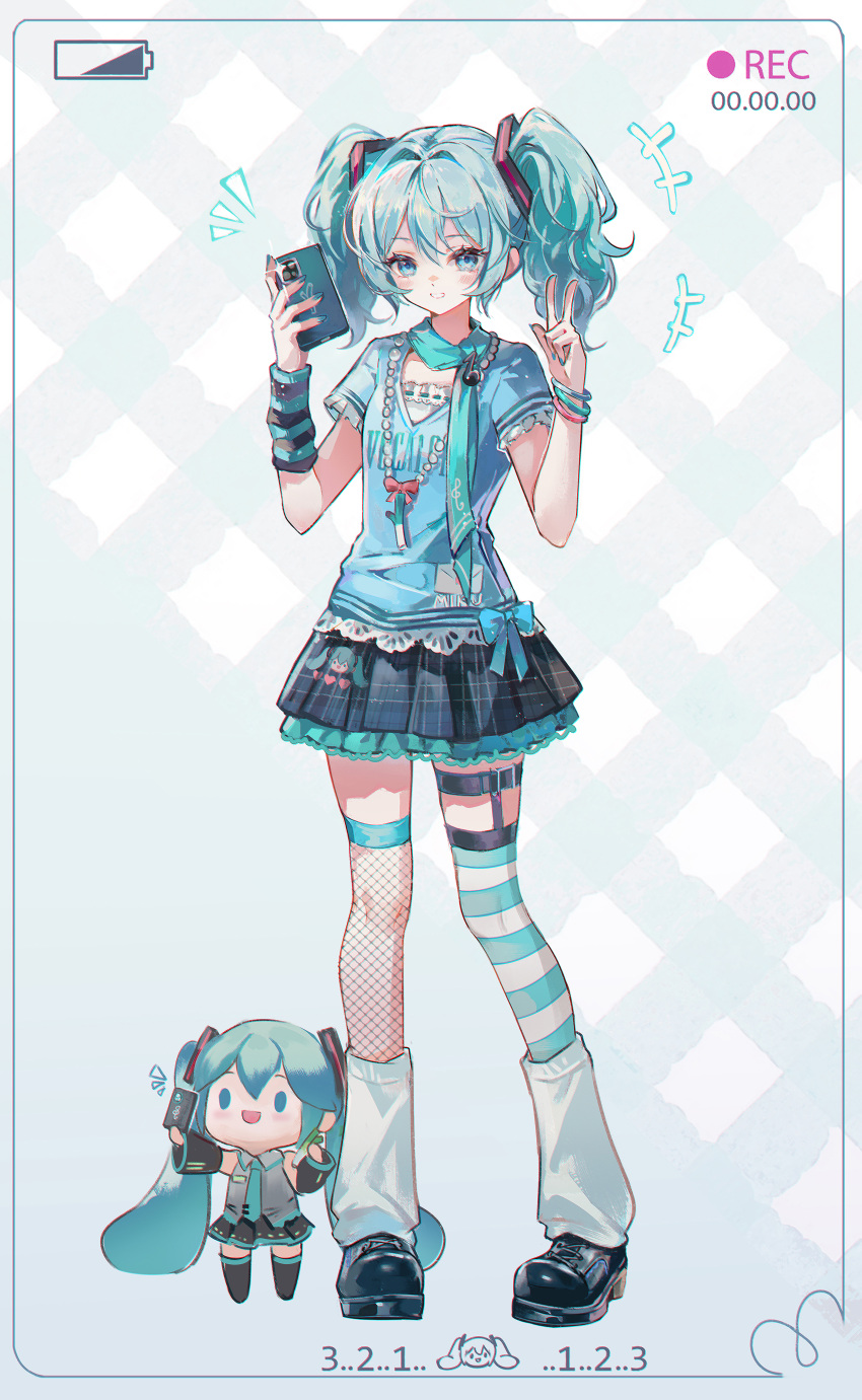 +++, 1girl, absurdres, alternate_hair_length, alternate_hairstyle, aqua_eyes, aqua_hair, aqua_nails