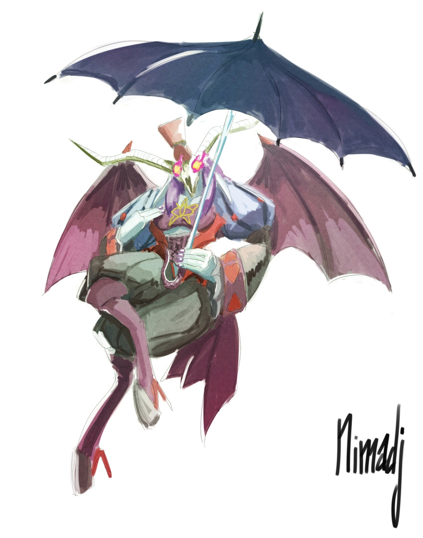 1girl, breasts, digimon, digimon_(creature), flying, glowing, glowing_eyes, hat