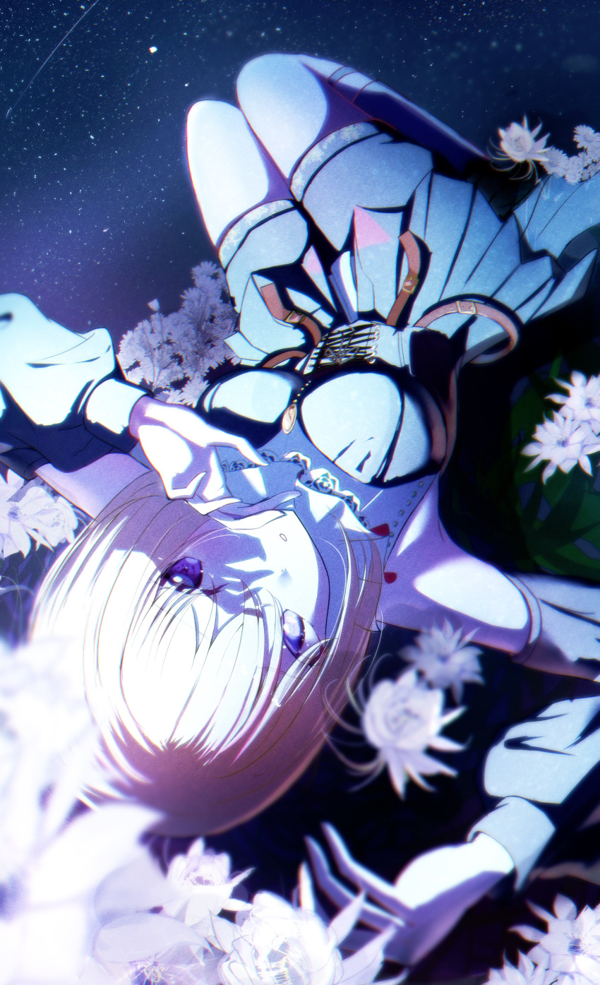 1girl, absurdres, bang_dream!, bang_dream!_it's_mygo!!!!!, bare_shoulders, black_dress, blonde_hair, chromatic_aberration