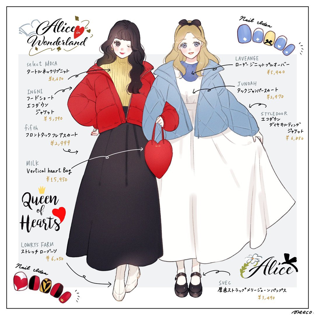 2girls, alice_(disney), alice_in_wonderland_(disney), alternate_costume, black_hair, blonde_hair, blue_dress, blue_eyes