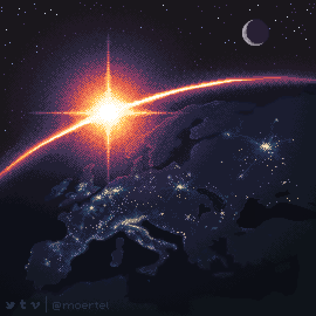 animated, animated_gif, artist_name, continents, earth_(planet), lens_flare, looping_animation, moertel