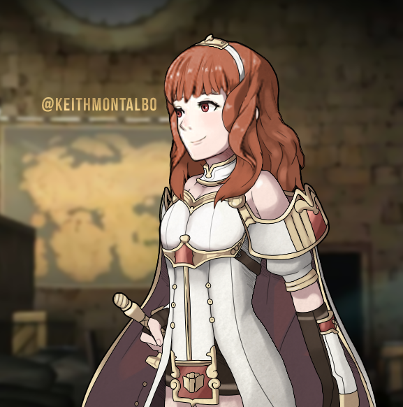 1girl, armor, black_skirt, breastplate, cape, celica_(fire_emblem), choker, dress